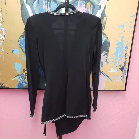 Nicole Bakti Vintage Rhinestone Wrap Tunic - Picture 2 of 9